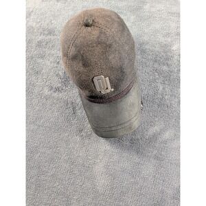 OU Cappello Black 100% Wool Hat Leather Bill size 7 1/4